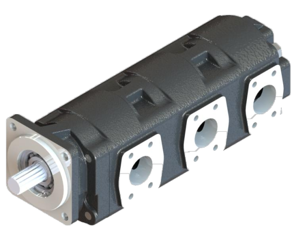 GP60 Gusseisen Zahnradpumpe (25-135cc)